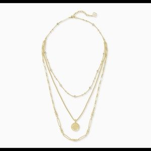 Kendra Scott Medallion multi strand necklace